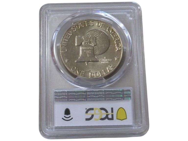 1976 Eisenhower Dollar PCGS MS63 Type 2 Bicentennial