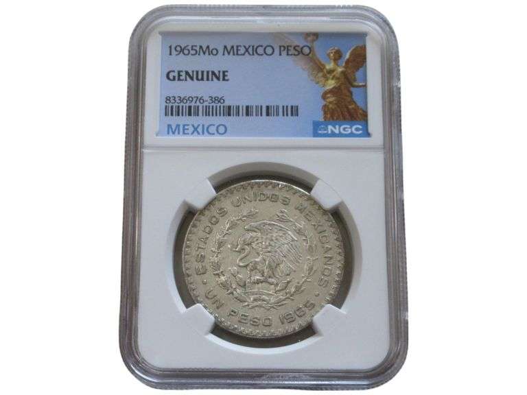 1965 MEXICO PESO NGC