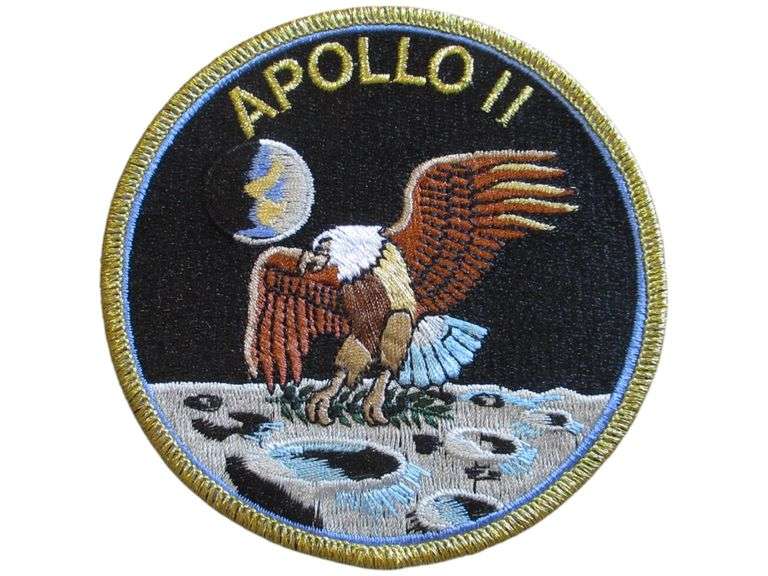 Apollo 11 Embroidered Patch 4 Inches