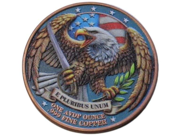 Collectors Limited Edition 'Liberty or Death' 1776 Commemorative Copper Round