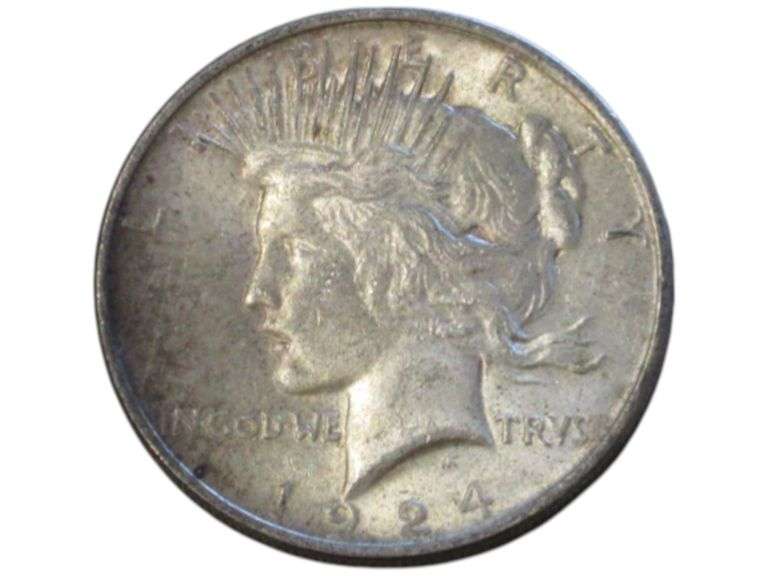 1924 Peace Silver Dollar