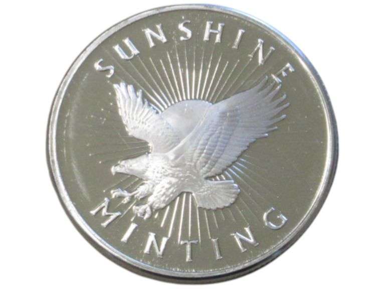 Sunshine Minting Silver Round  .999 Fine 1 Ounce Silver