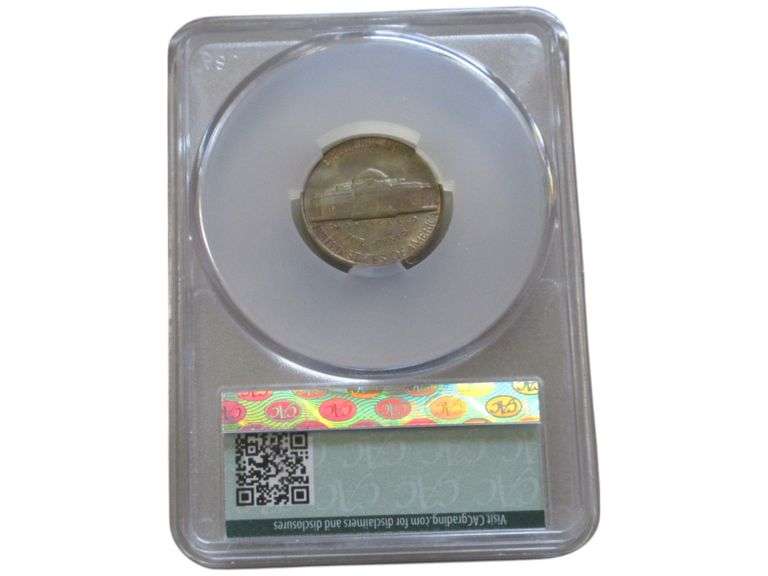 949-D NICKEL CAC MS 65 GEM