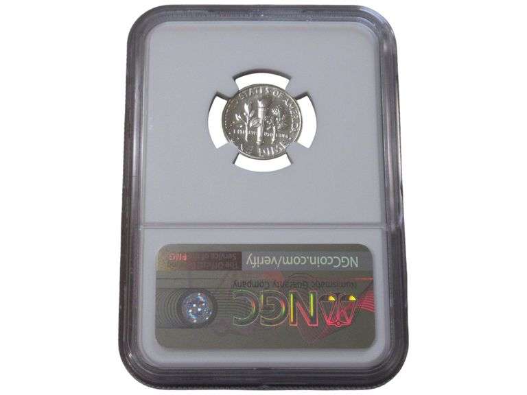 1961 Roosevelt Dime PF67 Graded by NGC