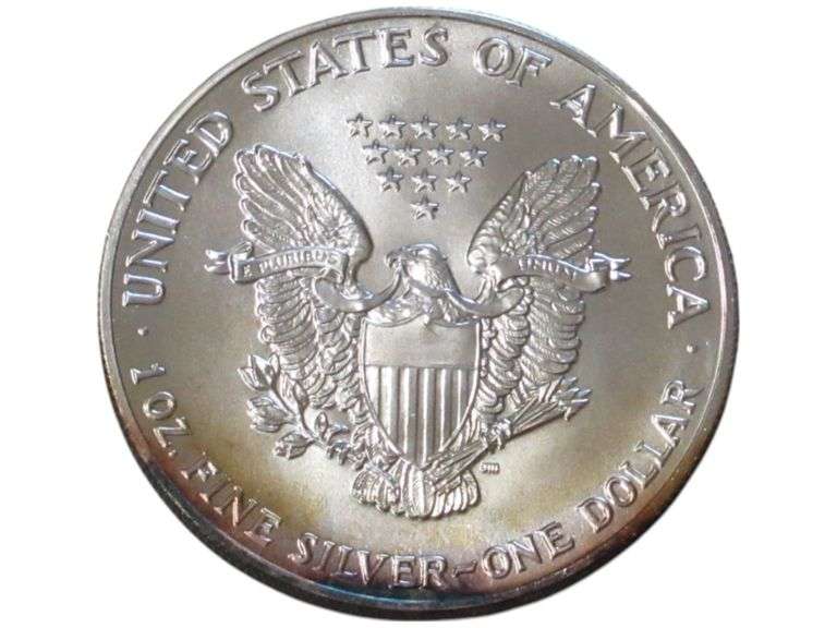 1990 American Silver Eagle  - Brilliant Uncirculated