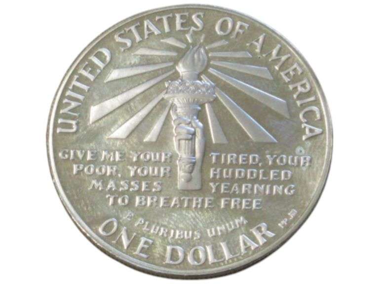 1986 Ellis Island Commemorative Silver Dollar
