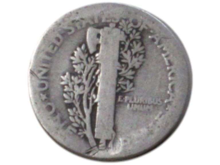 1916 Mercury Dime - US Silver  Vintage Collectible