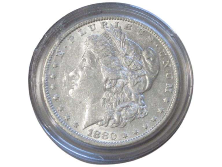1880 O Morgan Silver Dollar  in Protective Case