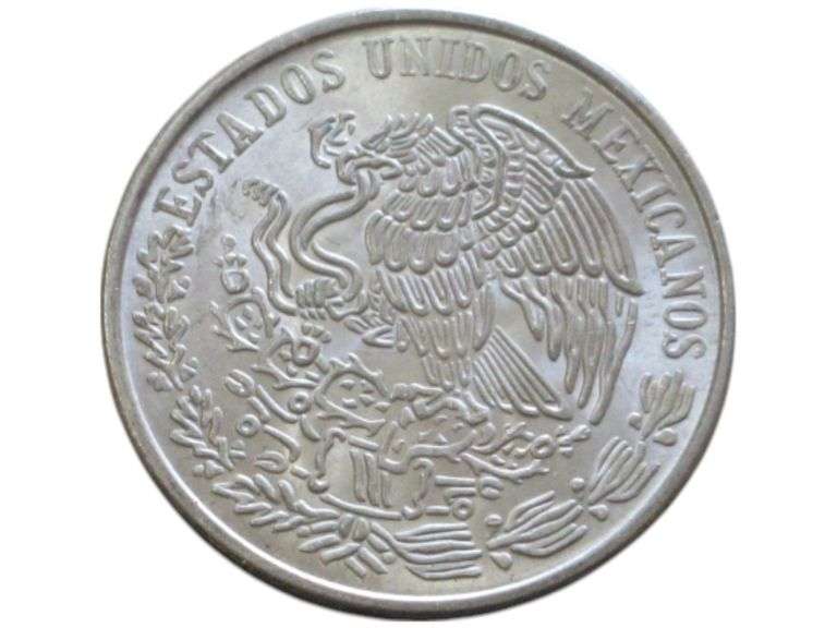 1977 SILVER CIEN PESOS UNC