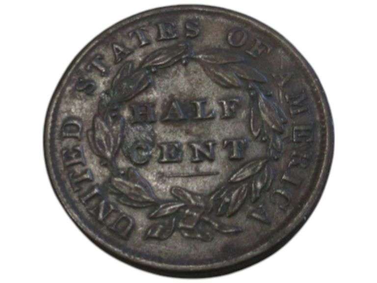 1835 Classic Head Half Cent