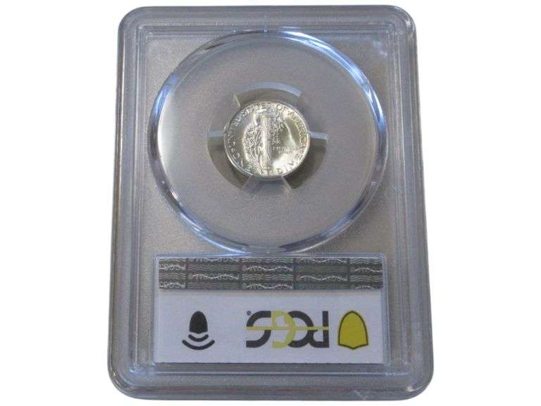 1945-S Mercury Dime PCGS MS65 Graded