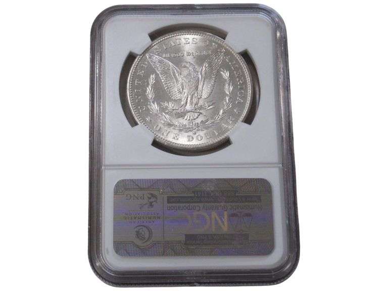 1882-S Morgan Silver Dollar NGC MS62 Graded