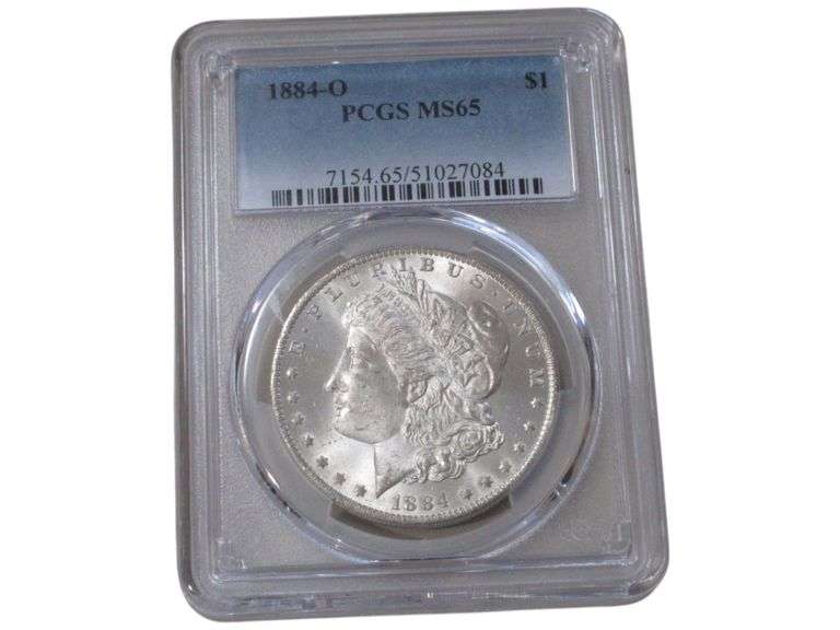 1884-O Morgan Silver Dollar PCGS MS65