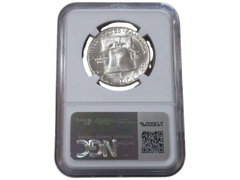 1961 Franklin Half Dollar 50C  - NGC MS 63 Graded