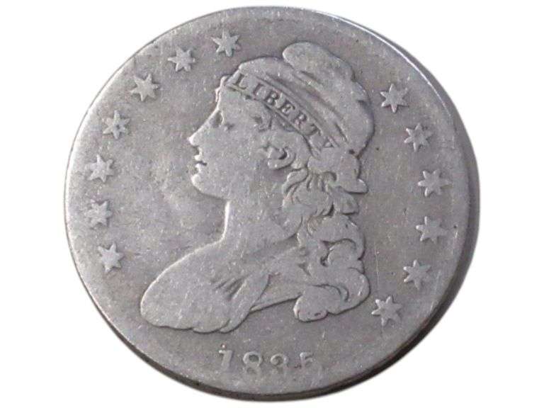 1835 Capped Bust Half Dollar Silver