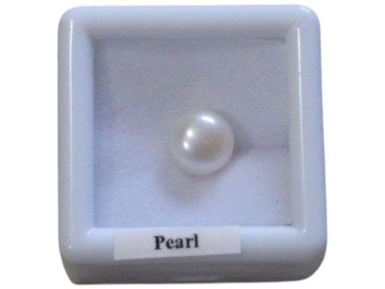 Elegant Natural Pearl in Display Case