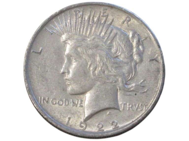 1922 Peace Silver Dollar