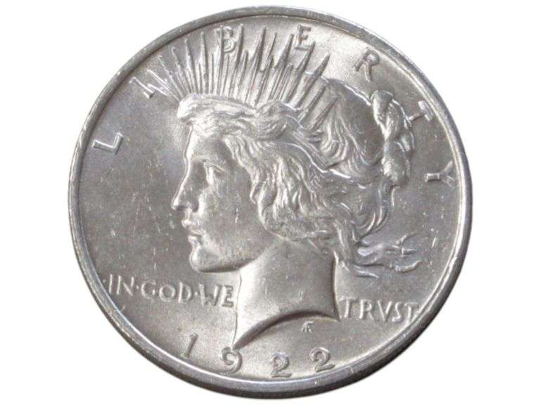 1922 Peace Silver Dollar Brilliant Uncirculated