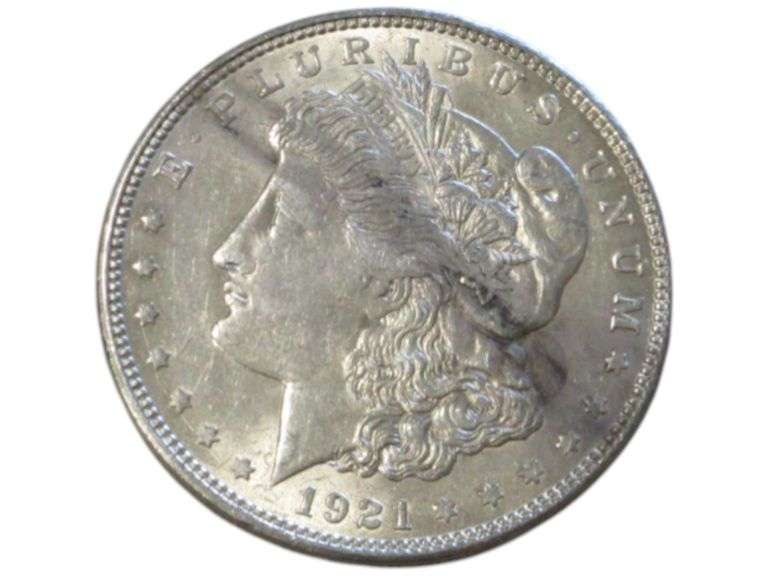 1921 D Morgan Silver Dollar  - Vintage Collector's Item