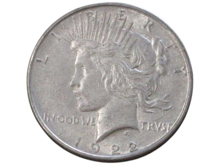 1922 D Peace Silver Dollar  - Liberty Head Design