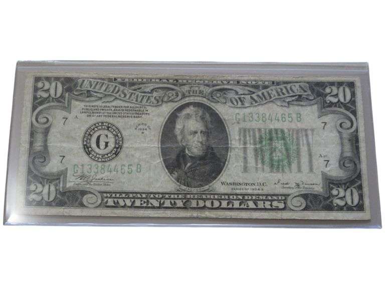$20 FRN 1934 B