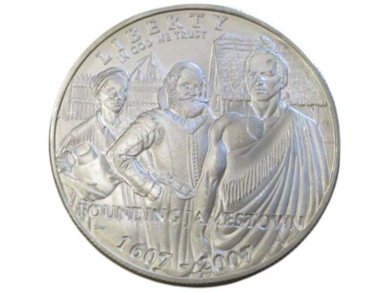 $1 Silver 2007 James Town Commemorative