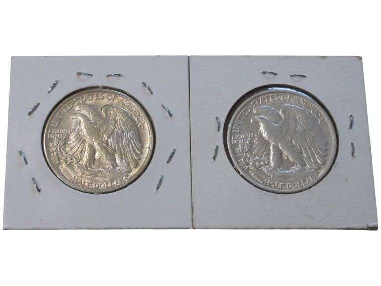 1940 & 1943 Walking Liberty Half Dollar s - Uncirculated
