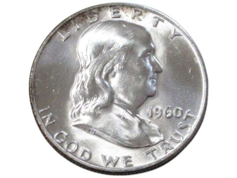 1960 D Franklin Half Dollar