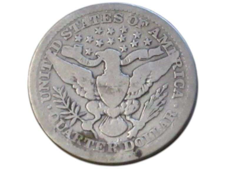 1913 D Barber Quarter
