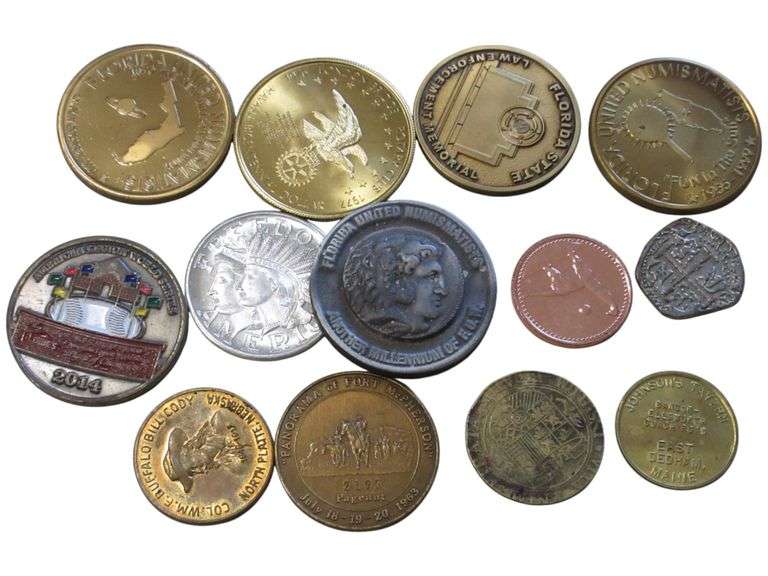 Token Medal Lot Various
