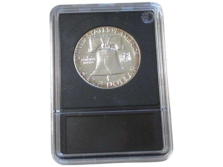 1961 Proof Franklin Half Dollar  in Protective Case