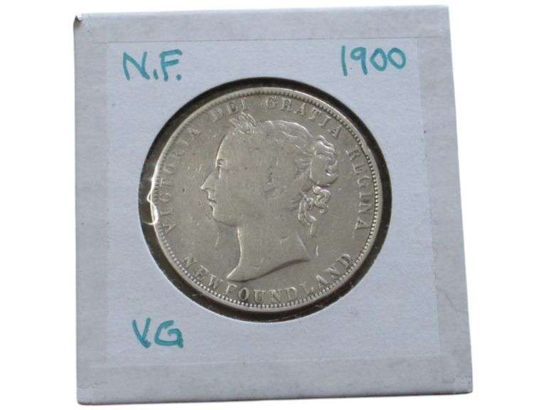 1900 NEW FOUNDLAND 50 CENTS