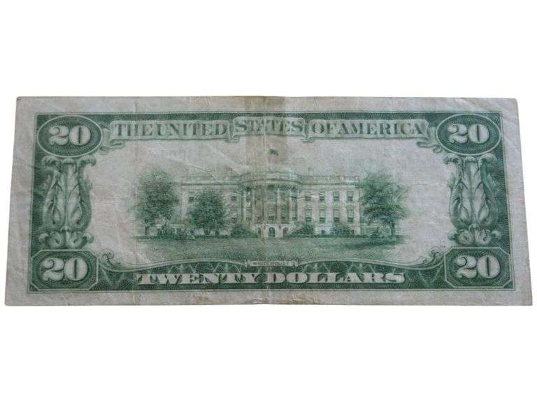 $20 FRBN 1929 TAPED