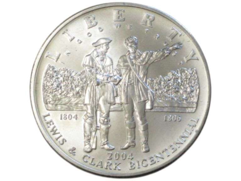 2004 Lewis & Clark Bicentennial Commemorative Silver Dollar