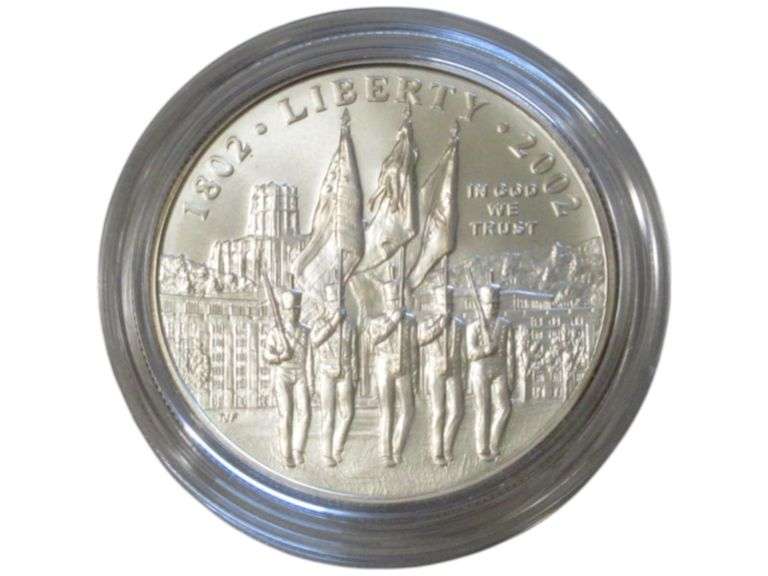 1802-2002 Liberty Silver Commemorative  in Protective Case