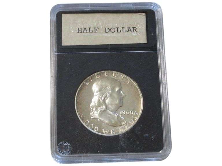 1960 Proof Franklin Half Dollar  in Protective Case