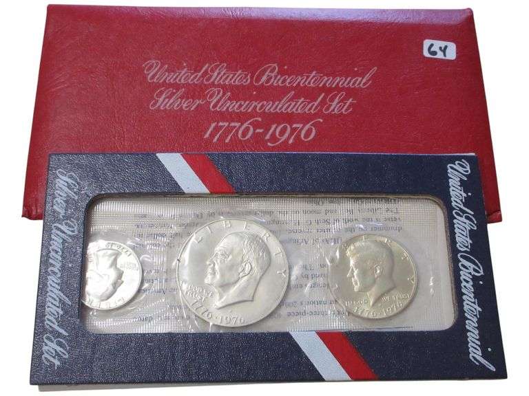 United States Bicentennial Silver Uncirculated  Set 1776-1976