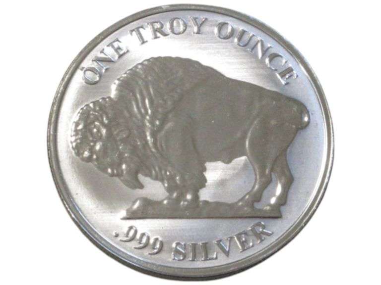 Collectible 1 Troy Ounce .999 Silver Buffalo Round