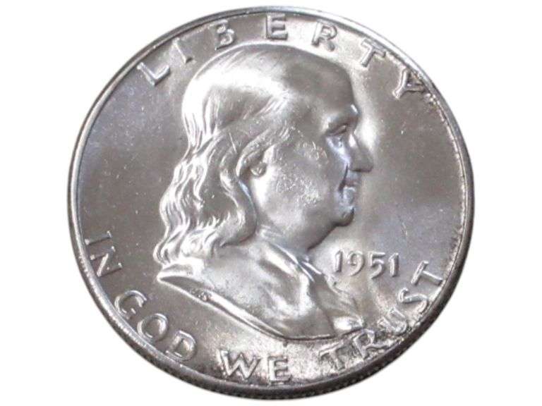 1951 Franklin Half Dollar