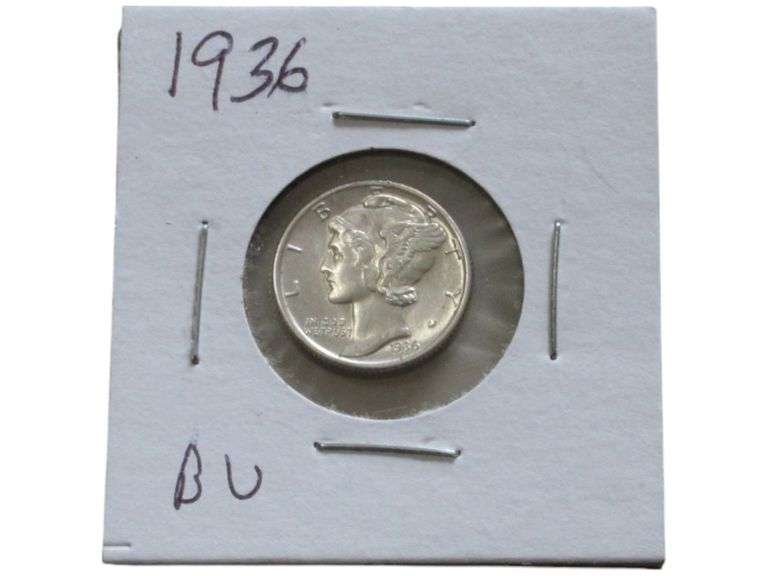 1936 MERCURY DIME