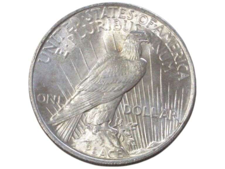 1922 Peace Silver Dollar BU