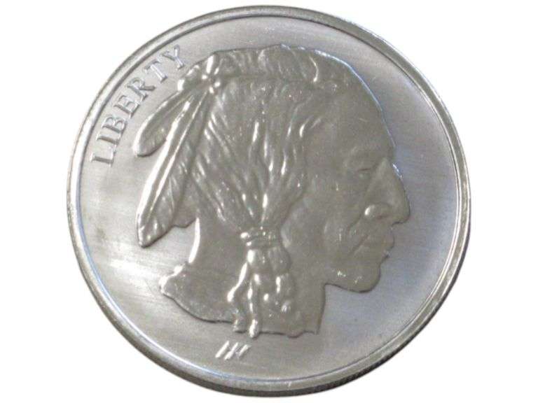 Reverse Proof 1 ounce silver Round .999