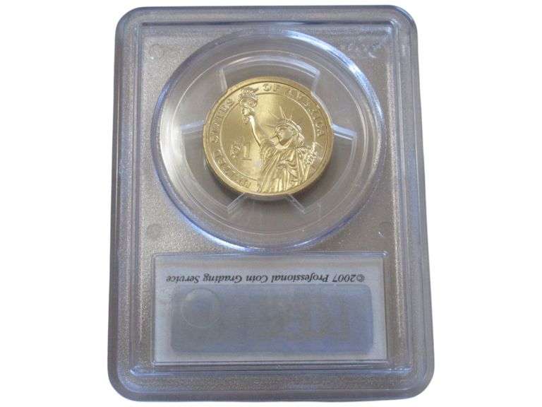 2007 $1 MADISON PCGS 68