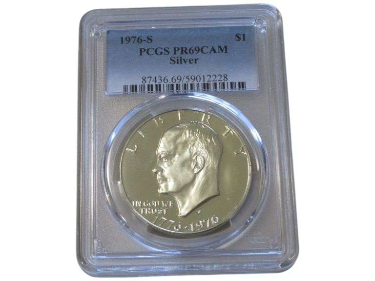 1976-S Eisenhower Dollar PCGS PR69CAM Silver
