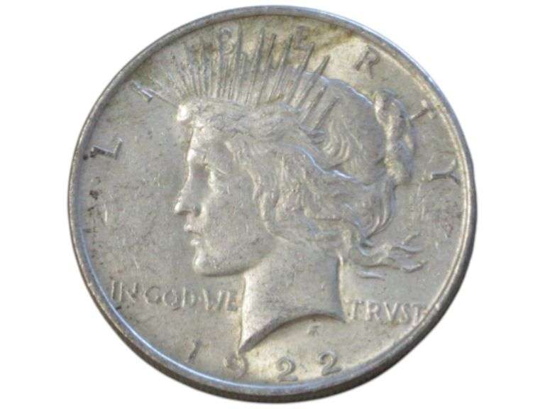 1922 Peace Silver Dollar