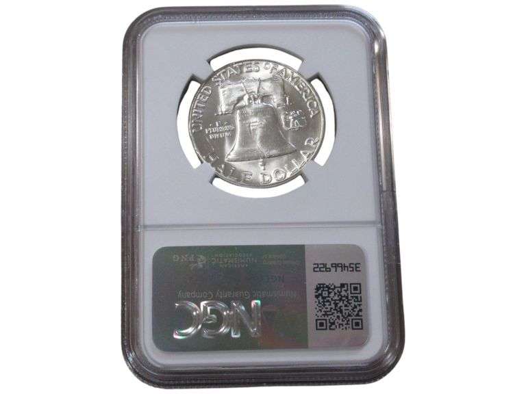 1963 Franklin Half Dollar 50C MS 63 NGC Graded