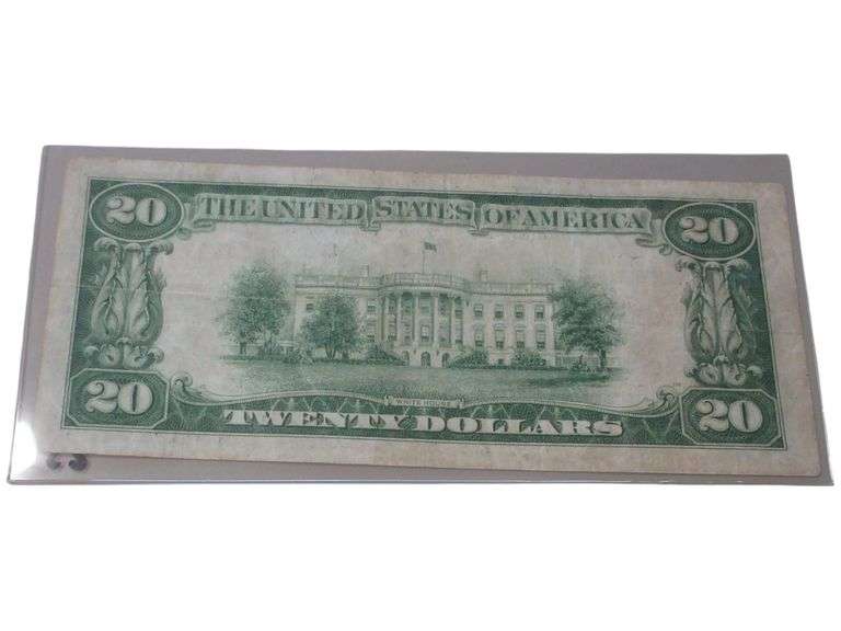 1929 $20 Federal Reserve Banknote - Chicago, IL Series