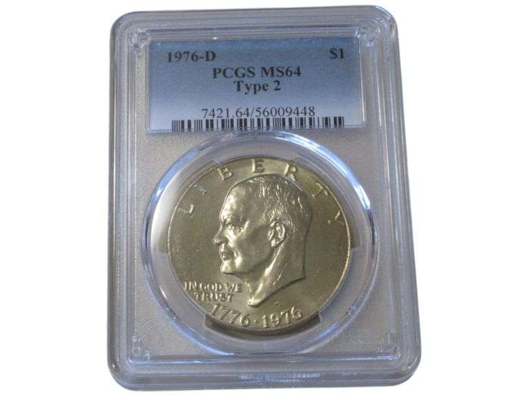 1976-D Eisenhower Dollar Bicentennial  PCGS MS64 Type 2