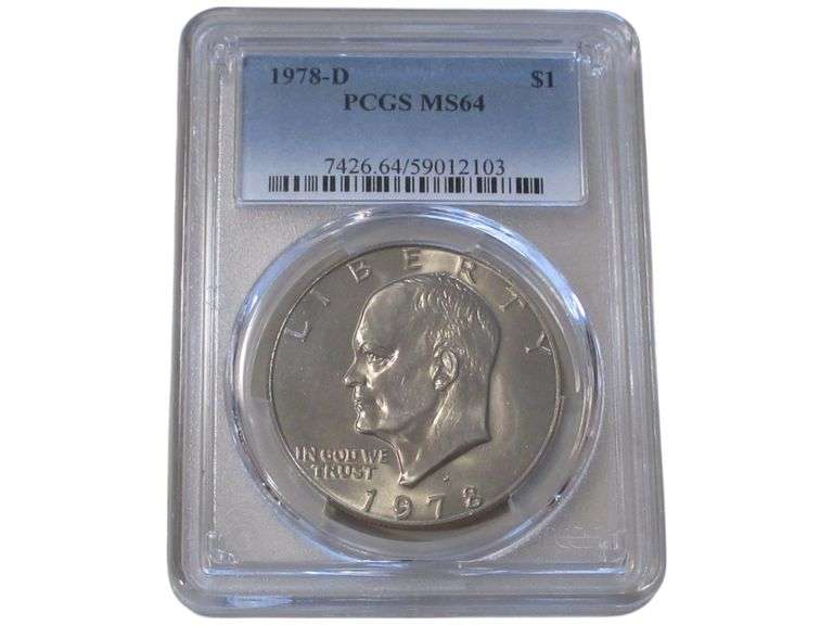 1978-D Eisenhower Dollar  PCGS MS64