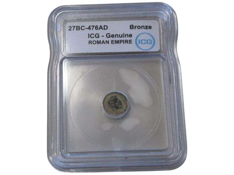 ICG Certified Genuine Roman Empire Bronze  (27 BC - 476 AD)